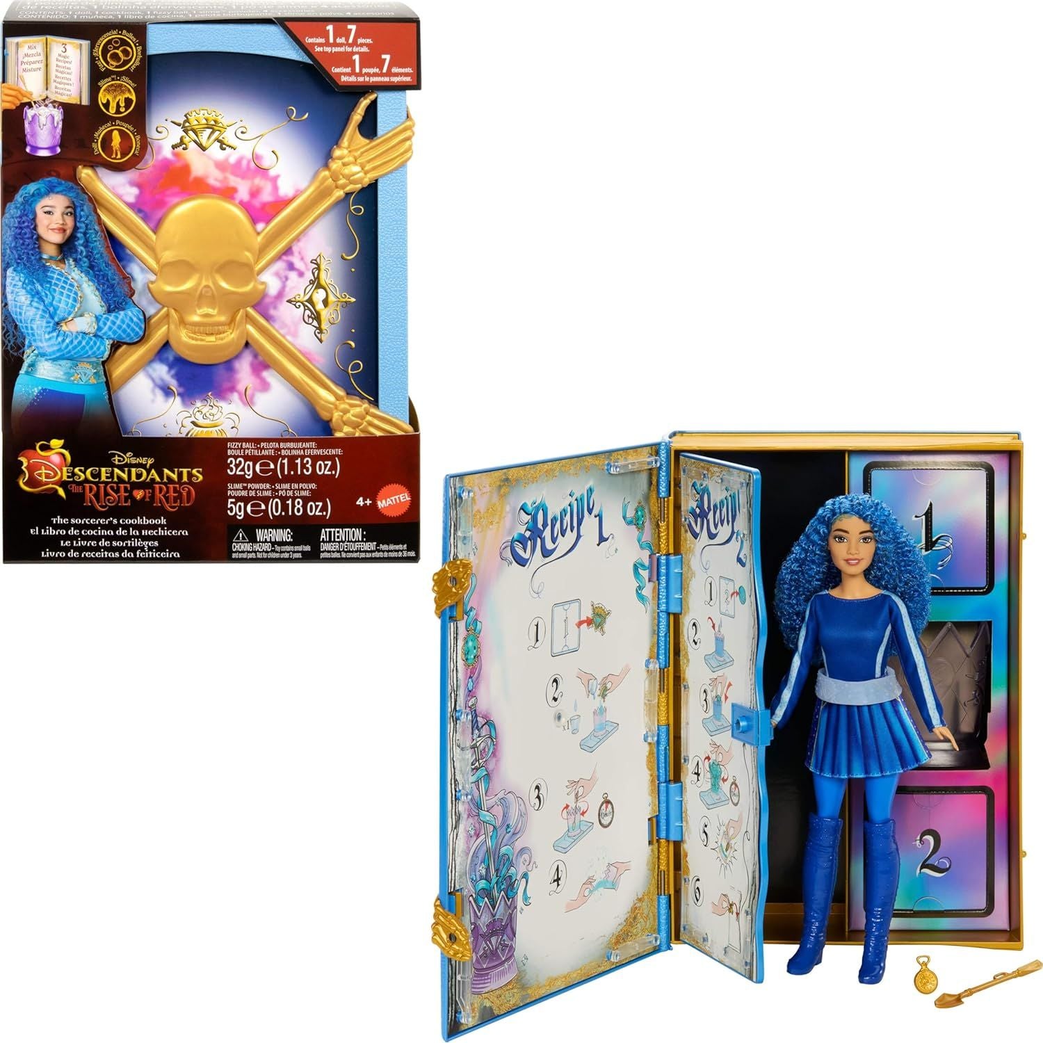 Disney Descendants The Rise of Red The Sorcerer's Cookbook Chloe Doll