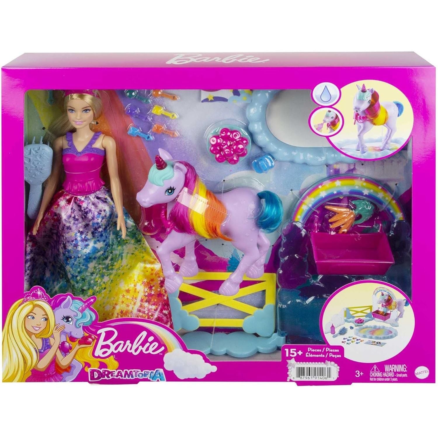 Barbie Dreamtopia Doll and Unicorn Playset