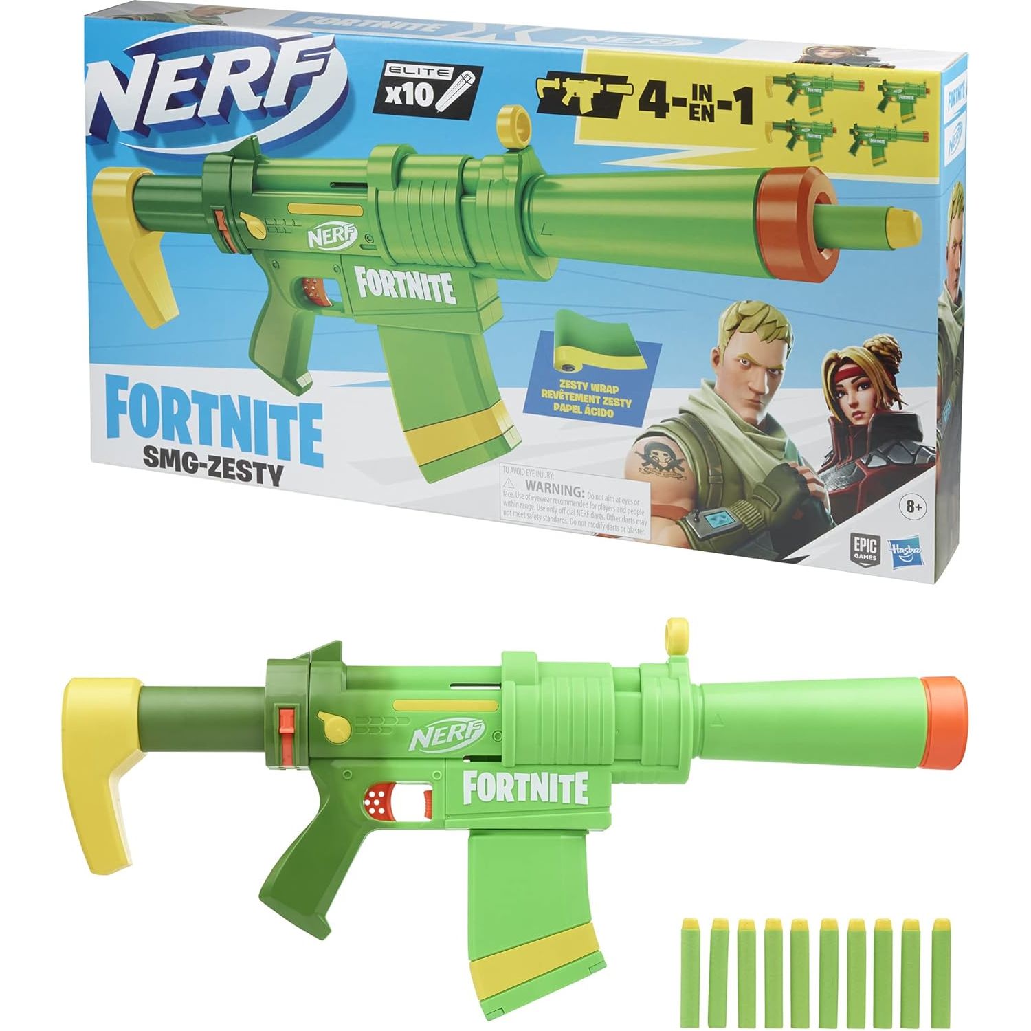 Nerf Fortnite SMG-Zesty Blaster