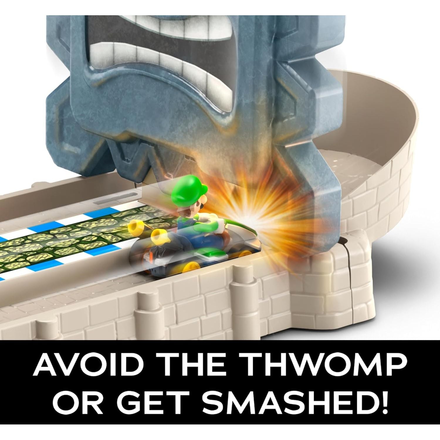 Hot Wheels Mariokart Thwomp Ruins Track Set