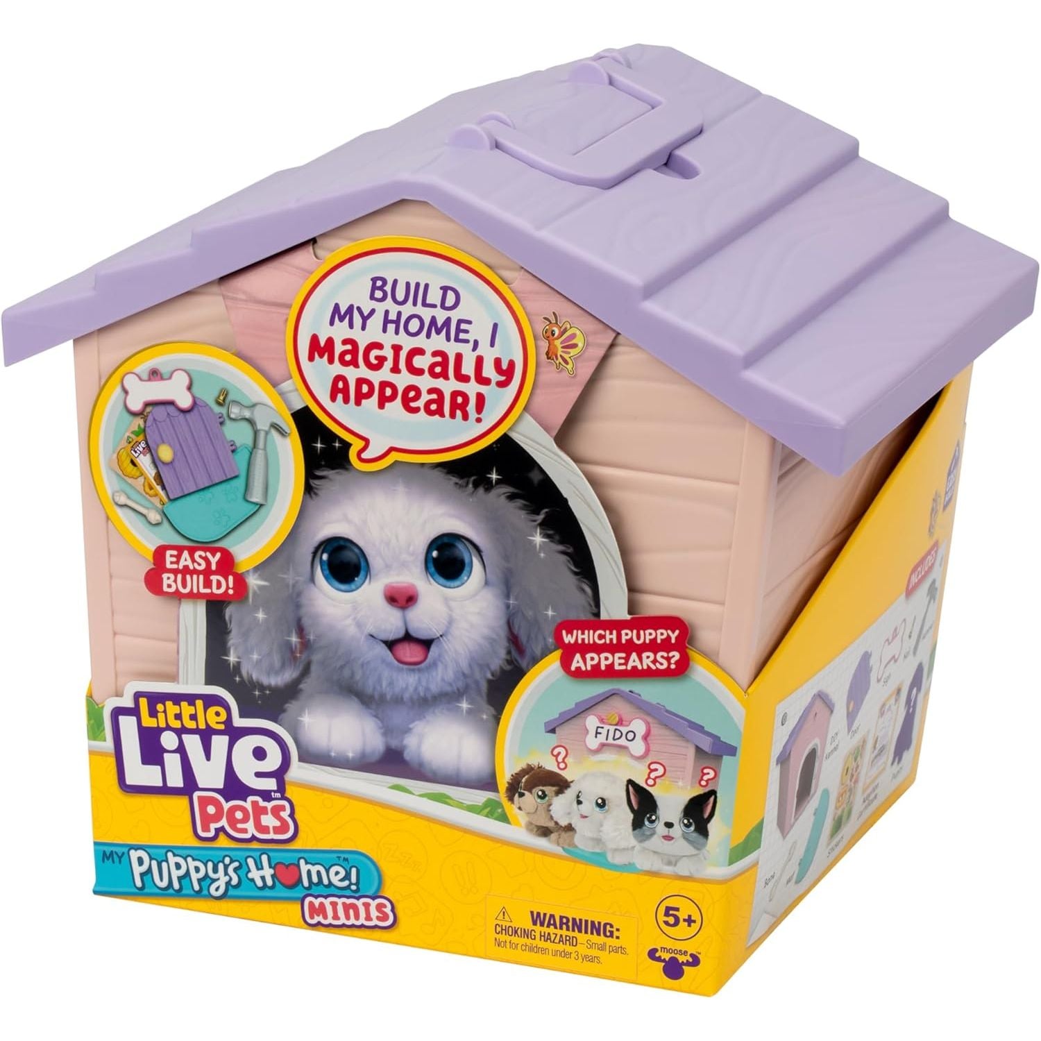 Little Live Pets My Home Minis Plush Toy with Kennel