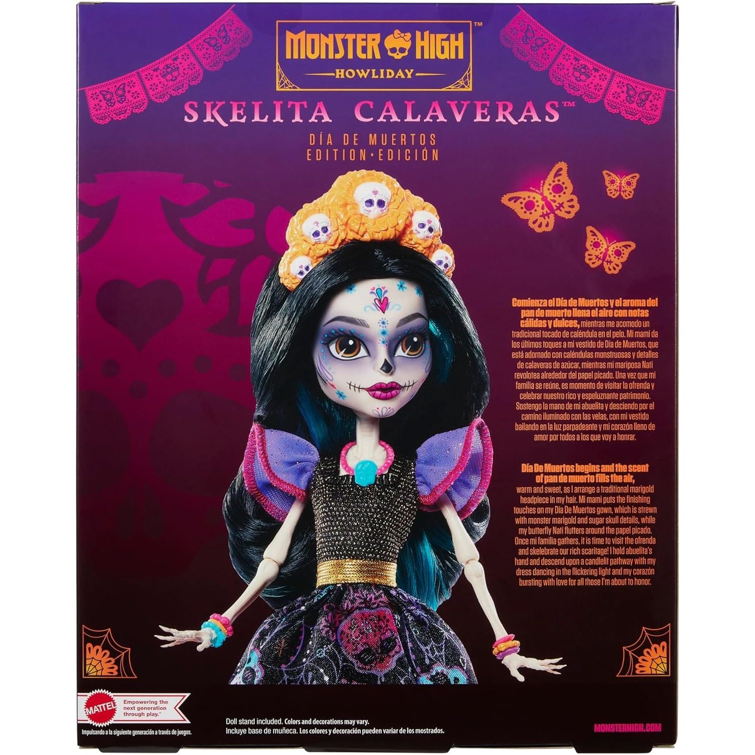 Monster High Howliday Día De Muertos Skelita Calaveras Doll
