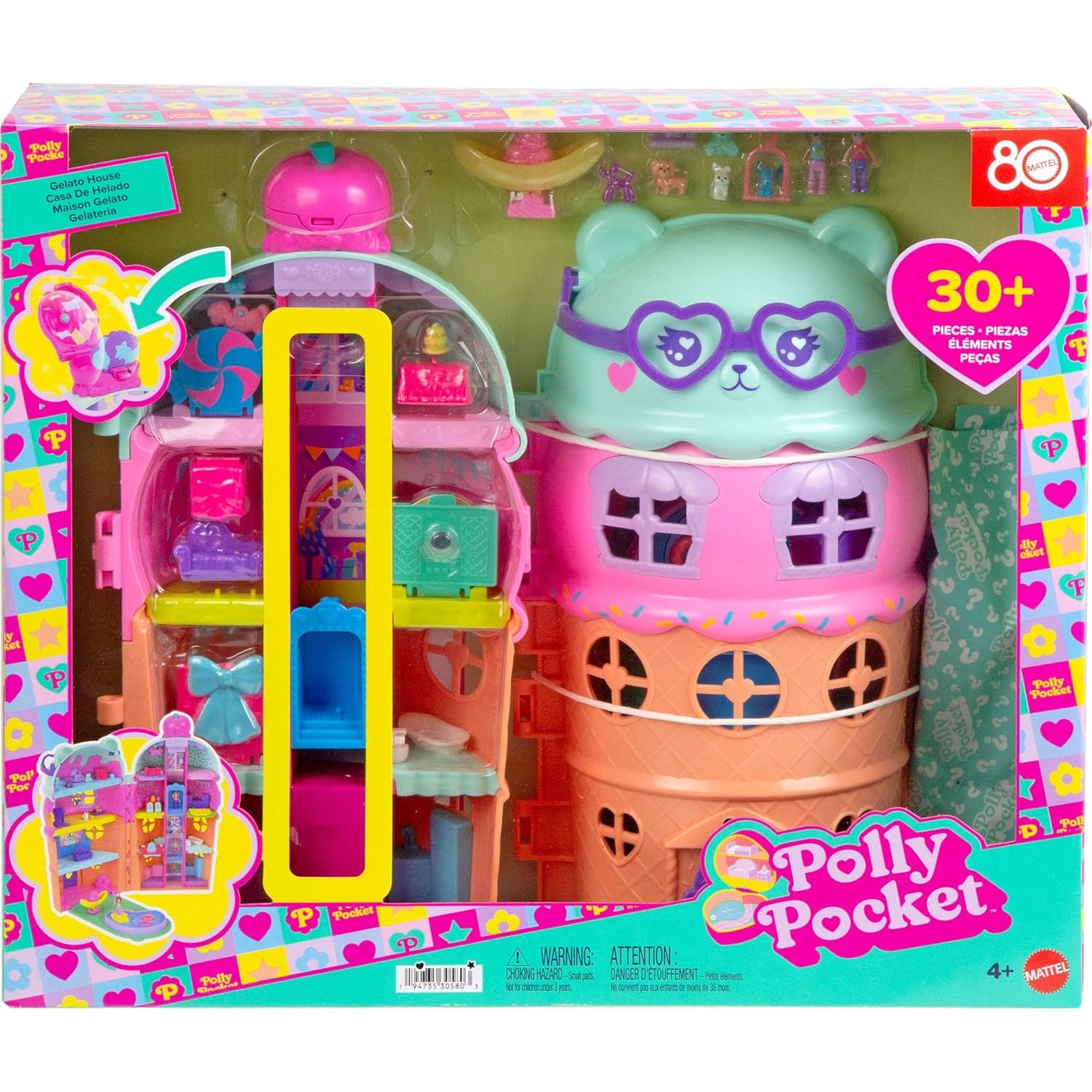 Polly Pocket Gelato House Playset