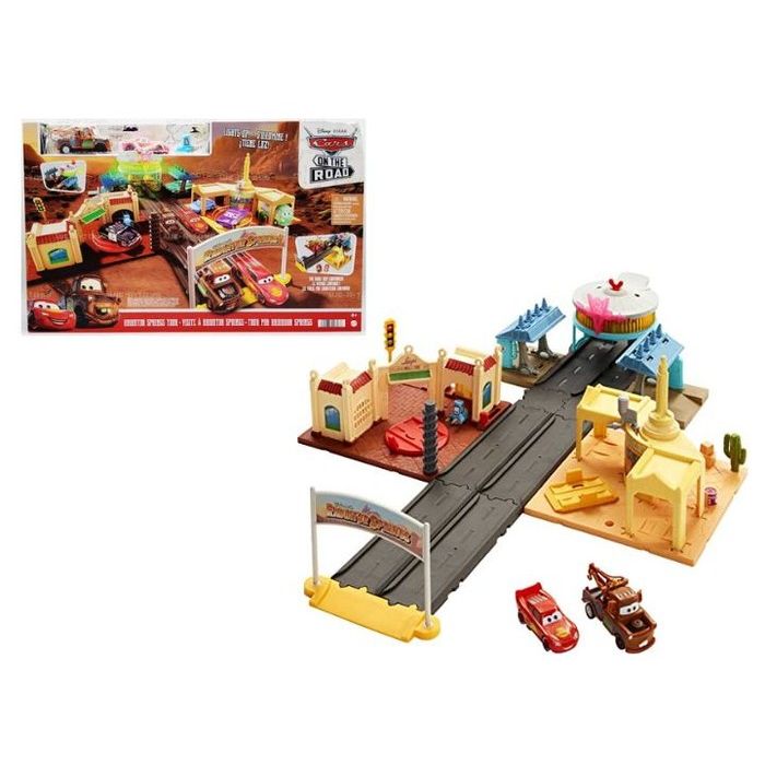 Disney Pixar Cars On The Road Radiator Springs Tour Playset