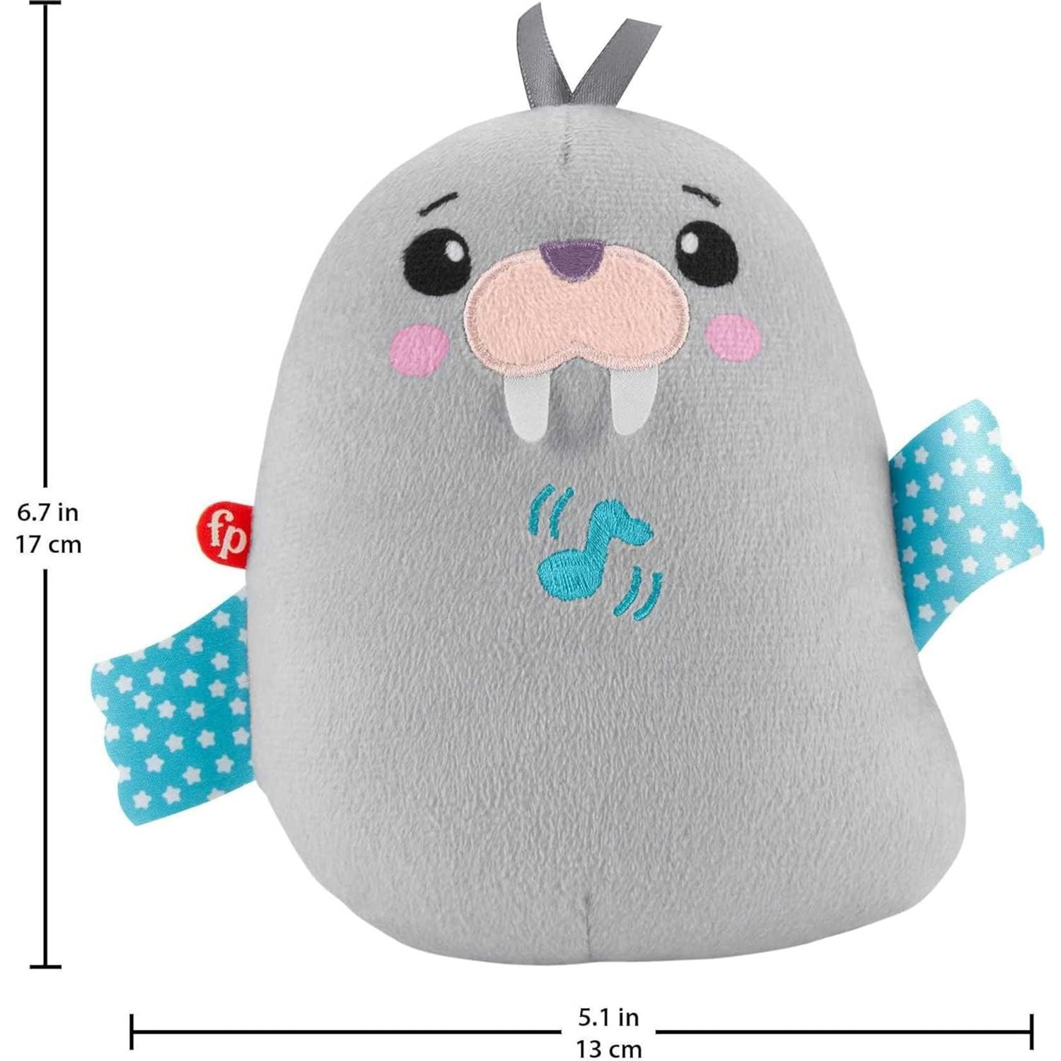 Fisher Price Chill Vibes Walrus Soother Musical Plush - Toywell