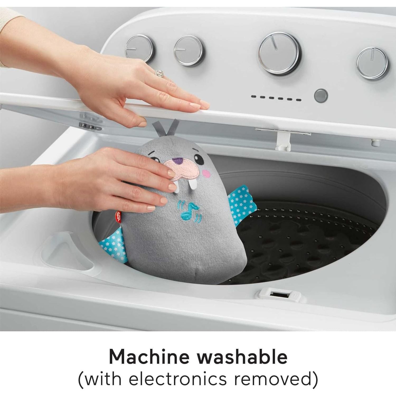 Fisher Price Chill Vibes Walrus Soother Musical Plush - Toywell