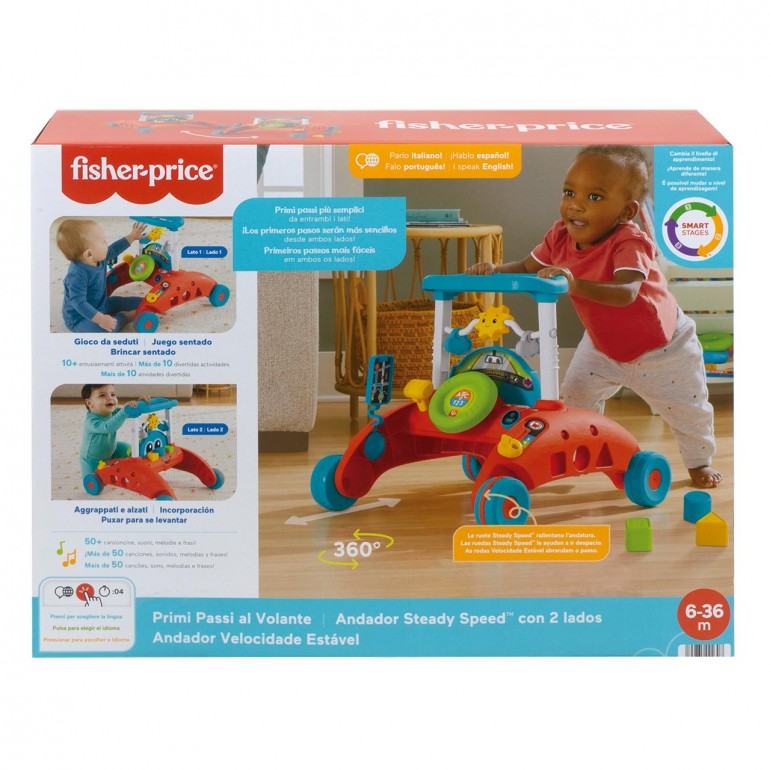 Fisher-Price 2-Sided Steady Speed Walker