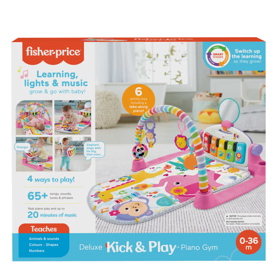 Fisher-Price Deluxe Kick & Play Piano Gym