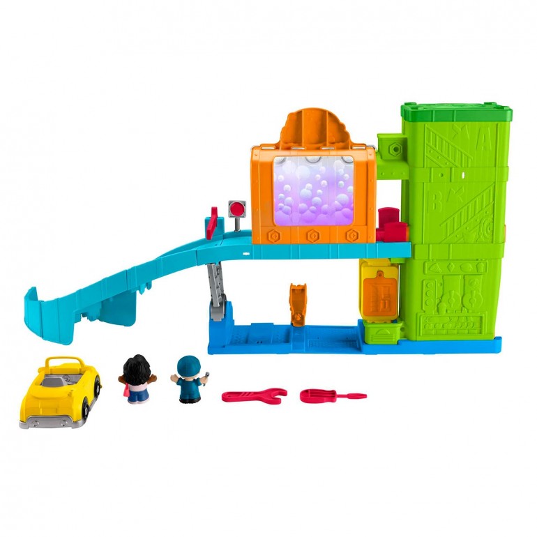 Fisher-Price Little People Playset Light-Up Learning Garage