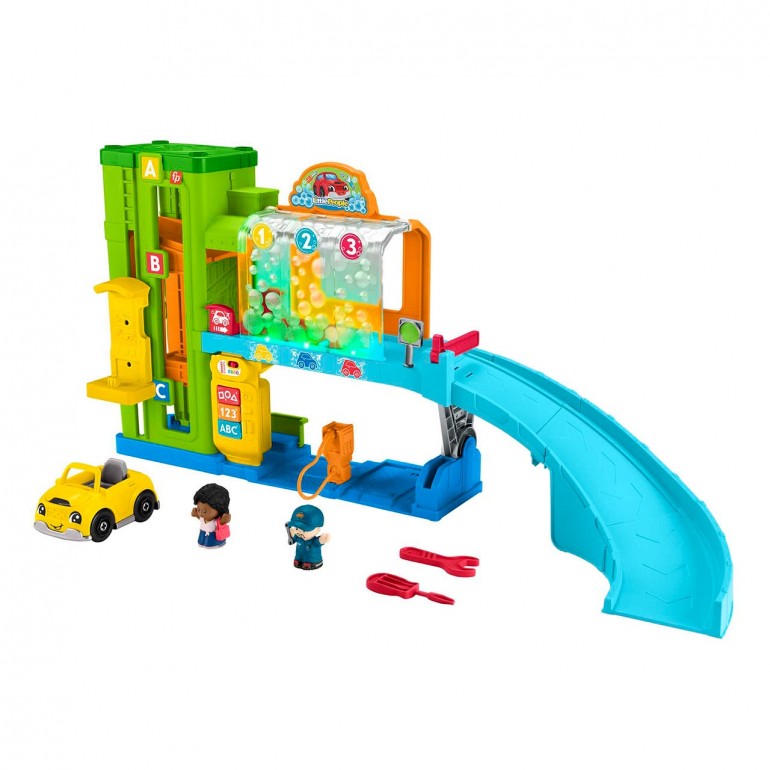 Fisher-Price Little People Playset Light-Up Learning Garage