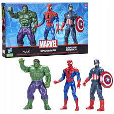 Marvel Mighty Hero Series Defenders 3 Pack Action Figures - Toywell