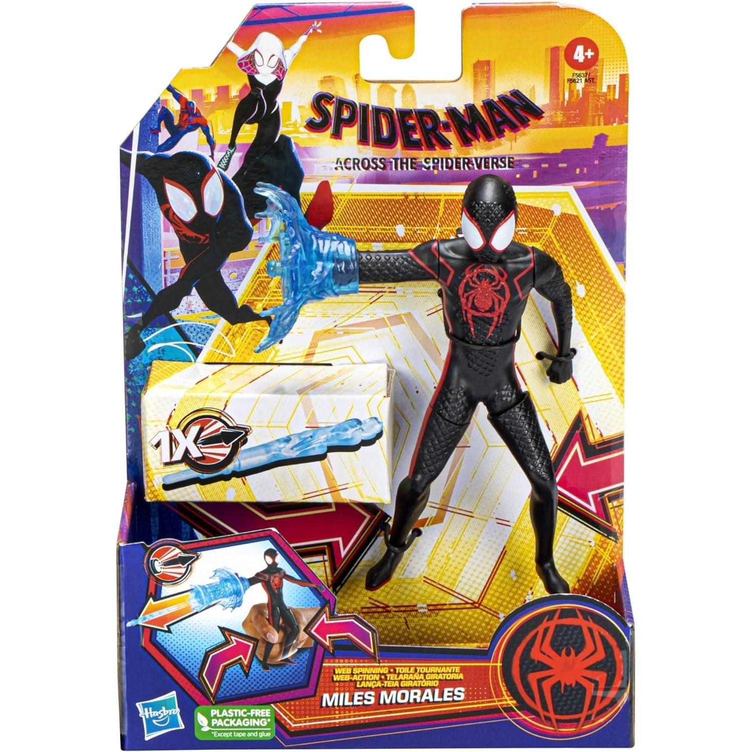 Marvel Spider-Man: Across the Spider-Verse Web Spinning Miles Morales Action Figure - Toywell