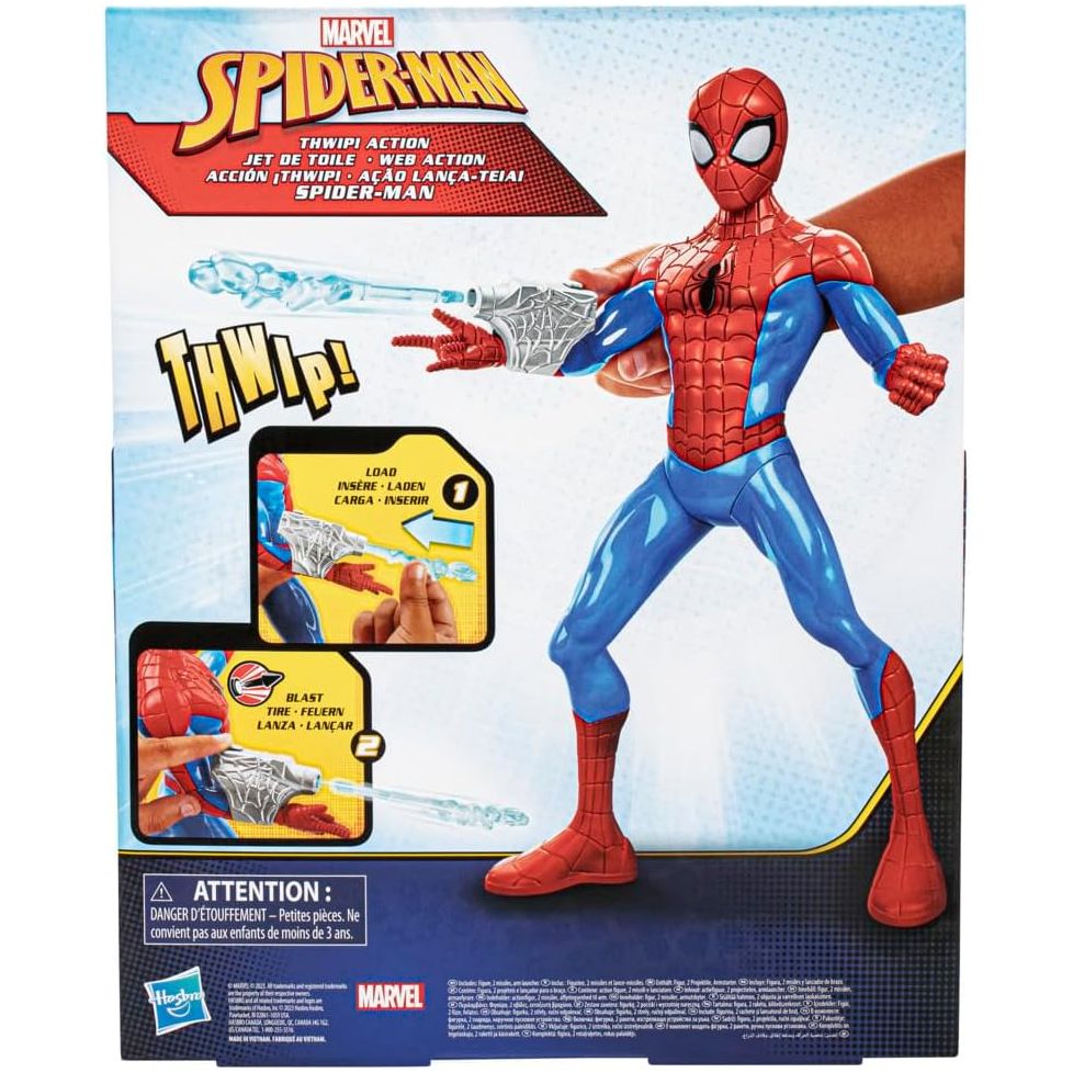 Marvel Spider-Man Thwip Action Figure - Toywell