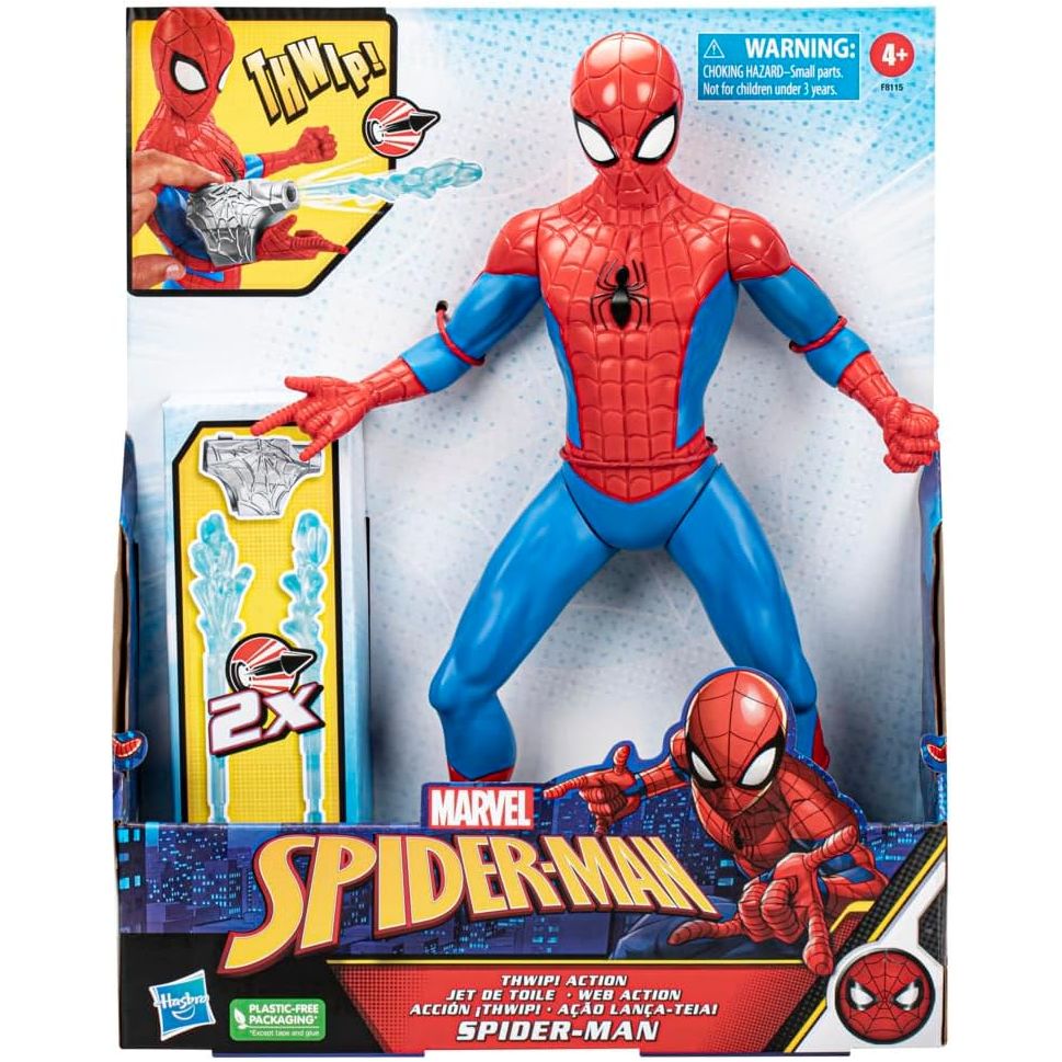 Marvel Spider-Man Thwip Action Figure - Toywell