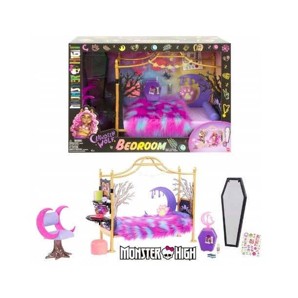 Monster High Clawdeen Wolf Bedroom Playset
