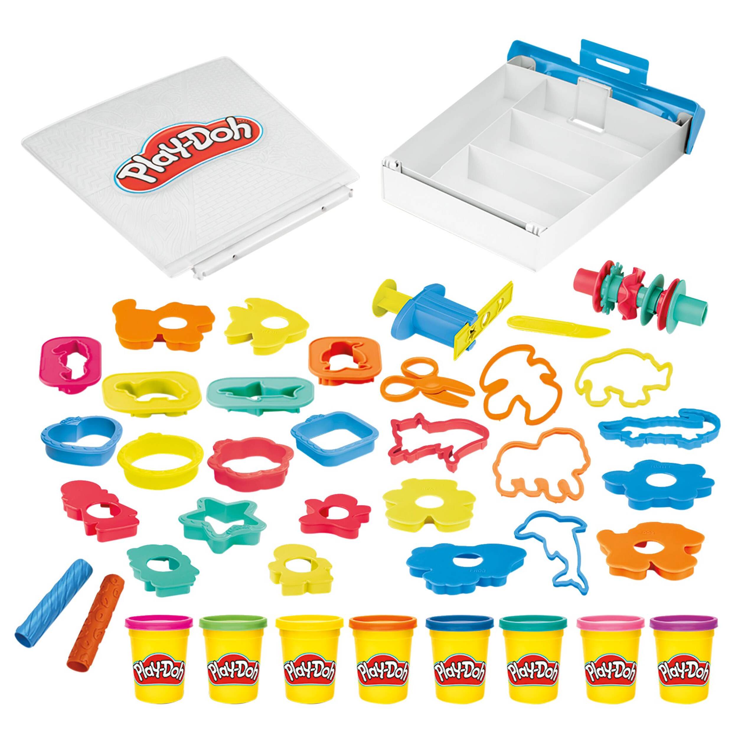 Play-Doh Carry-Along Creativity Set with 40 Tools, 8 Cans, and Carrying Case