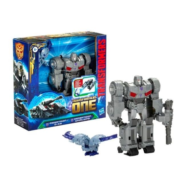 Transformers One Race and Blast MEGATRON / D-16 and DECEPTICON WHIRLWING
