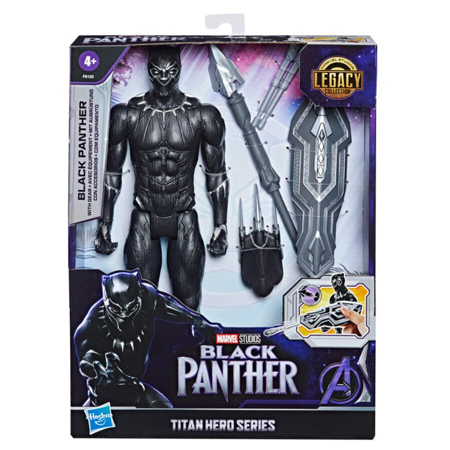 Avengers Titan Hero Series Deluxe Blast Gear Figure - Black Panther - Toywell