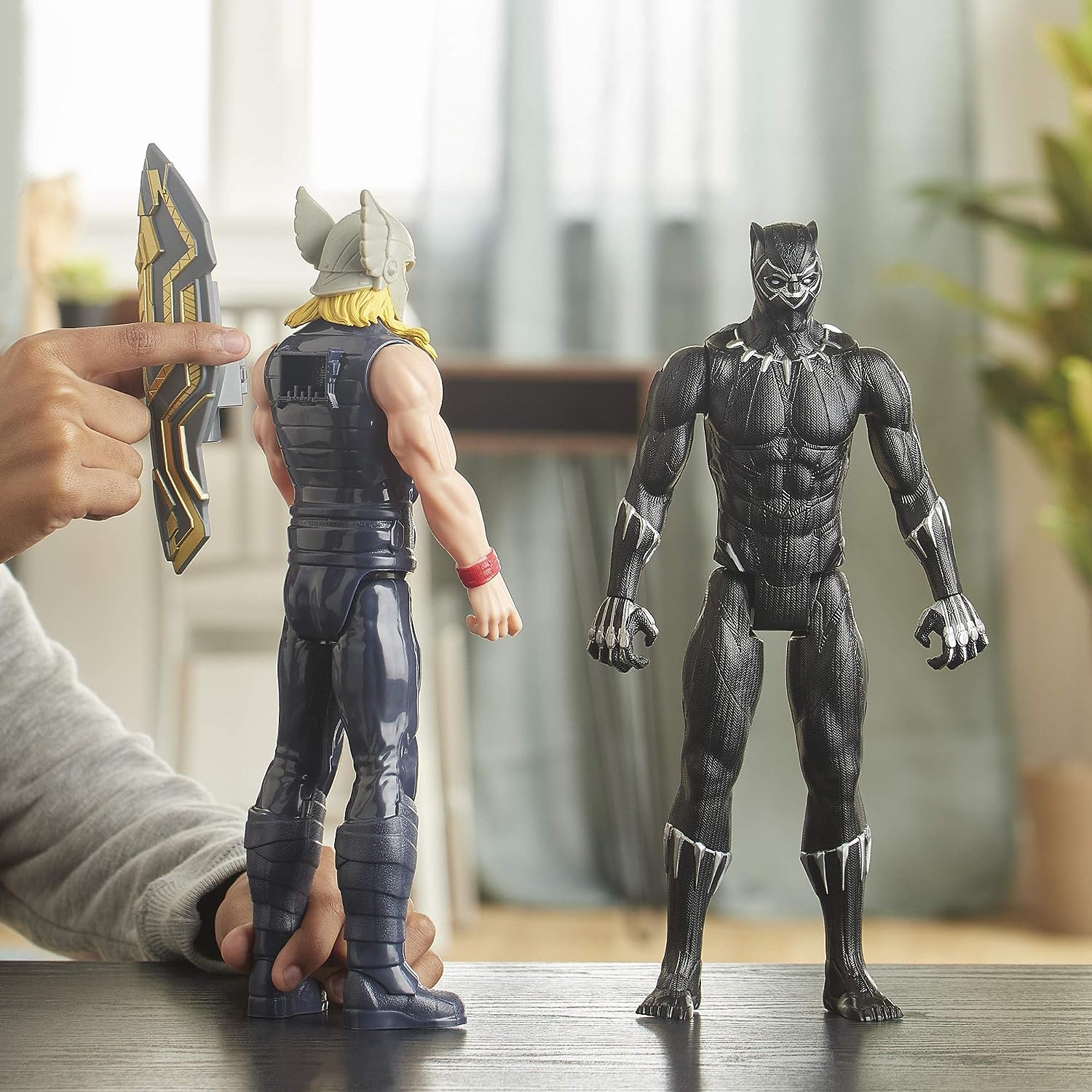 Figurine Black Panther Titan Hero - MARVEL - 30 cm - Pour Enfant à Figurine Black Panther Titan Hero - MARVEL - 30 cm - Pour Enfant à