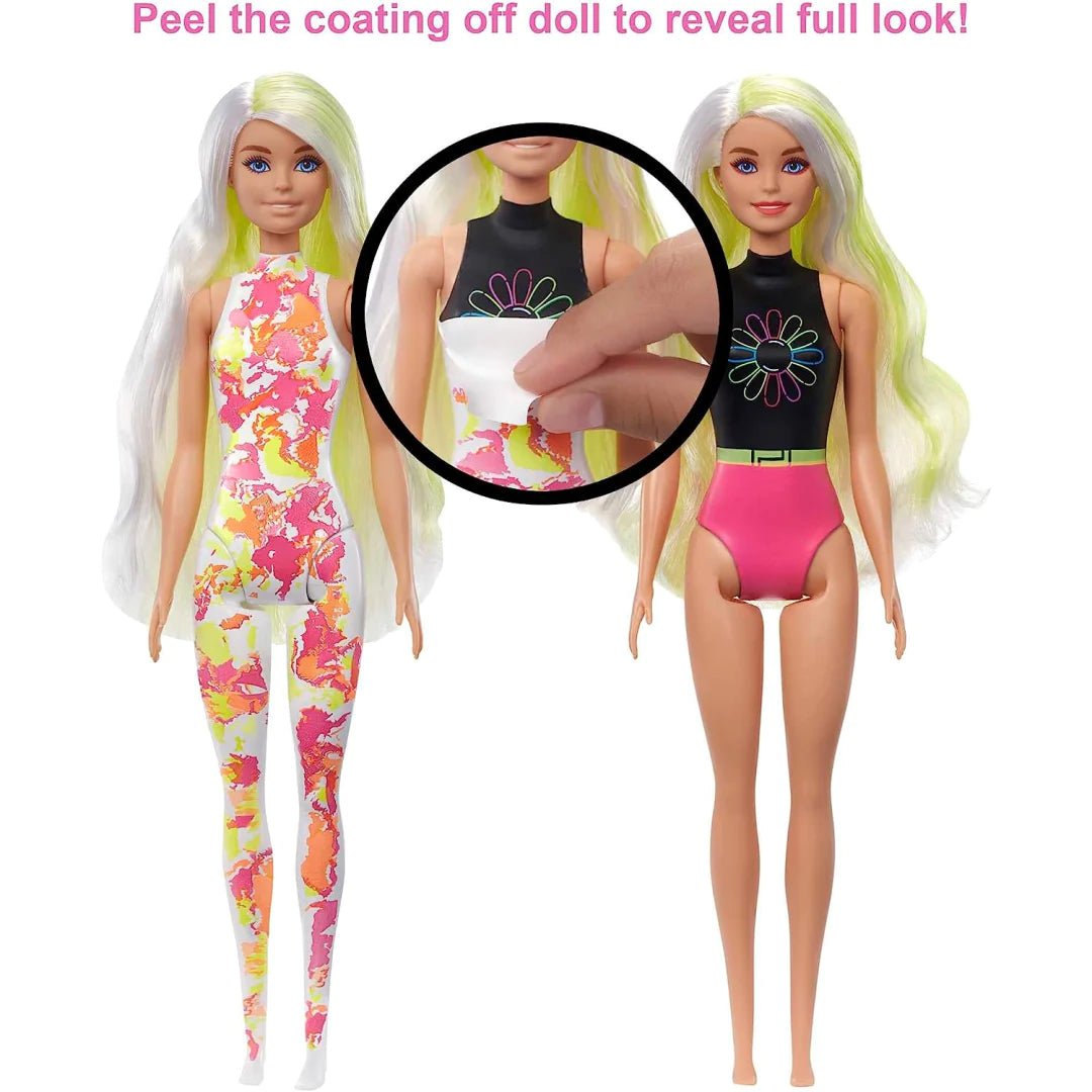 Barbie Colour Reveal Totally Neon Fashions Doll With Accessories - Toywell