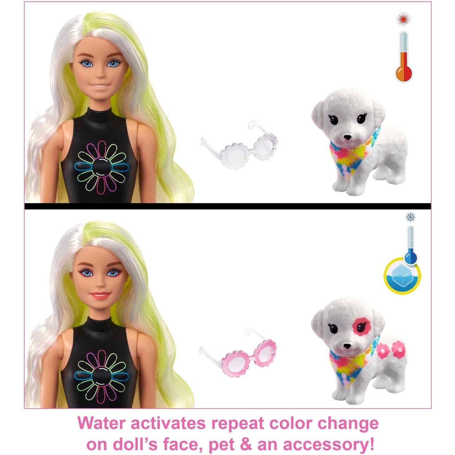 Barbie Colour Reveal Totally Neon Fashions Doll With Accessories - Toywell