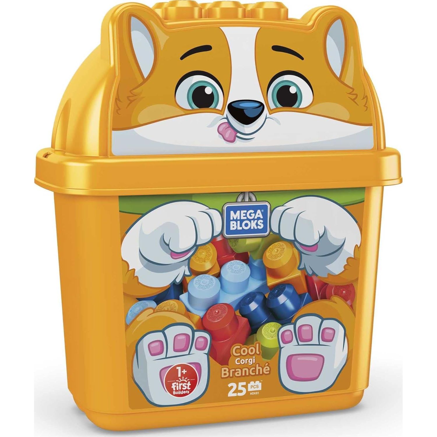 Mega Bloks First Builders Cool Corgi - Toywell