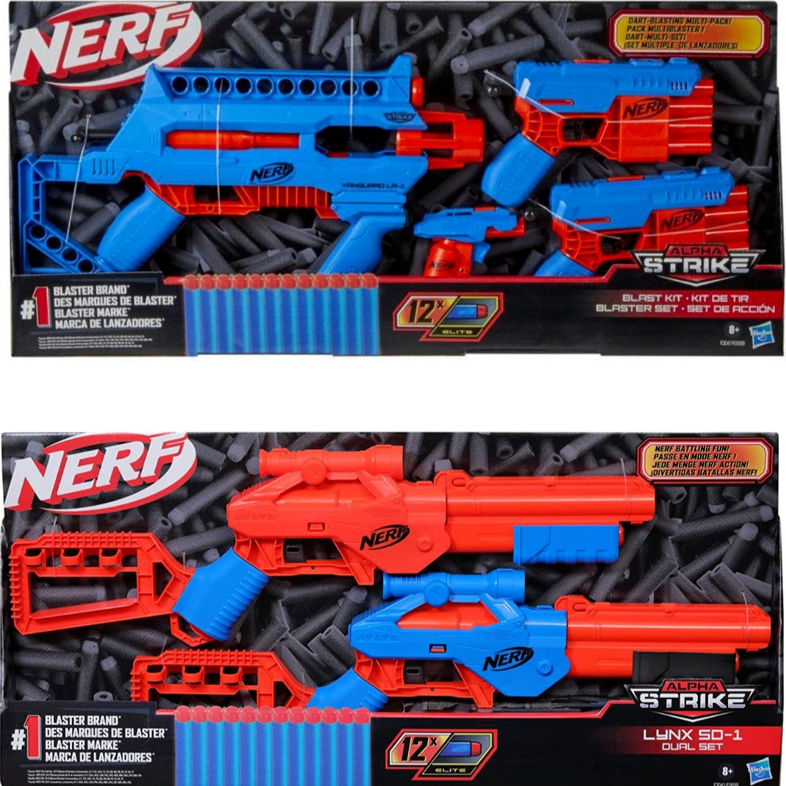 NERF Alpha Strike Lynx SD1 Dual Set + NERF Alpha Strike Blast Kit