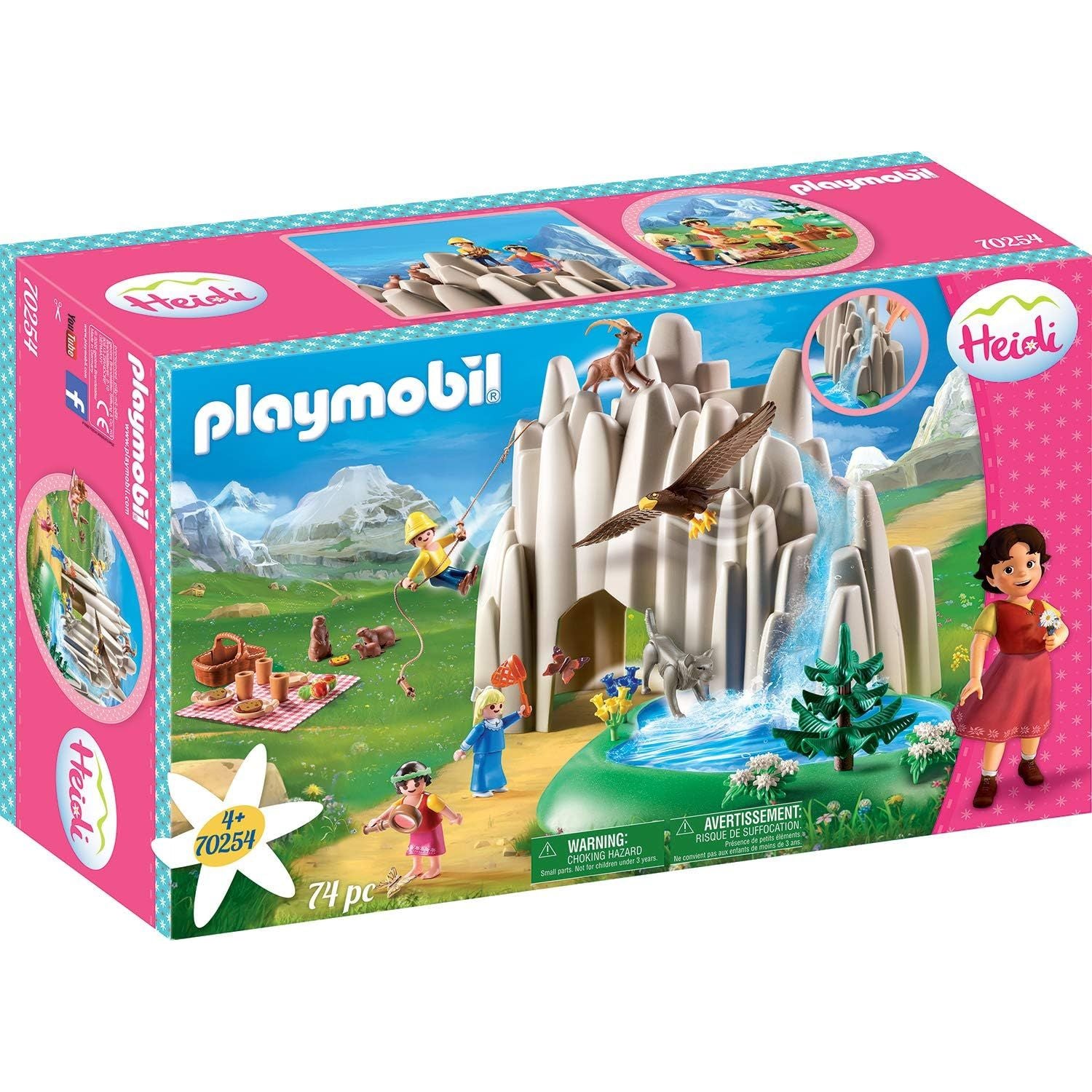 Playmobil 70254 Heidi Crystal Lake 74PC Playset - Toywell