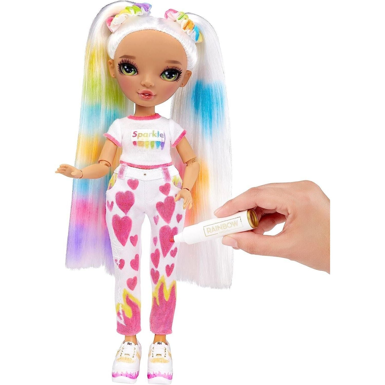 Rainbow High Colour & Create Fashion DIY Doll - Green Eyes - Toywell