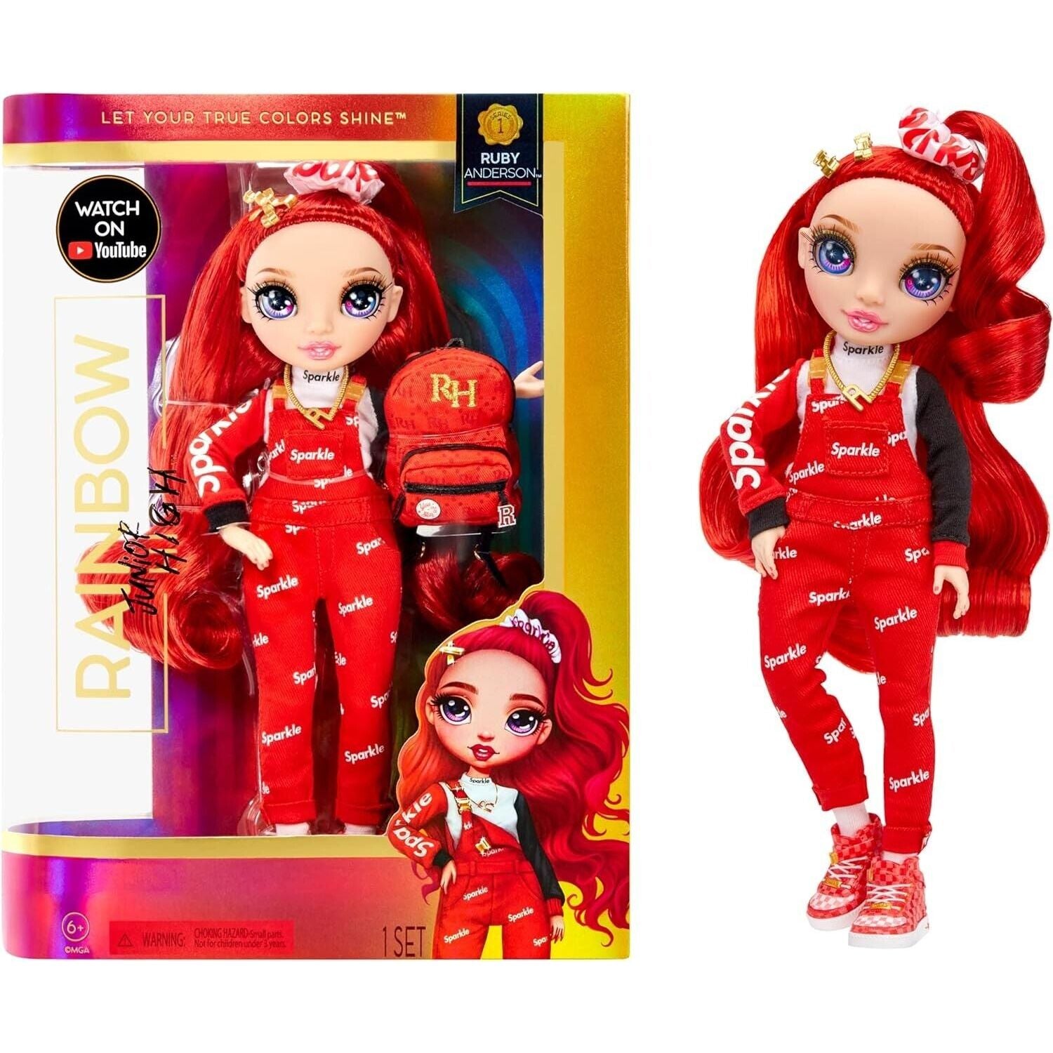 Rainbow High junior Ruby Anderson Fashion Doll Toywell