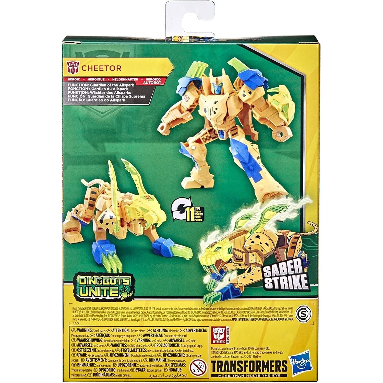 Transformers Bumblebee Cyberverse Adventures Deluxe Cheetor Action Fig